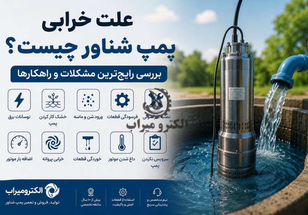 علت خرابی پمپ شناور